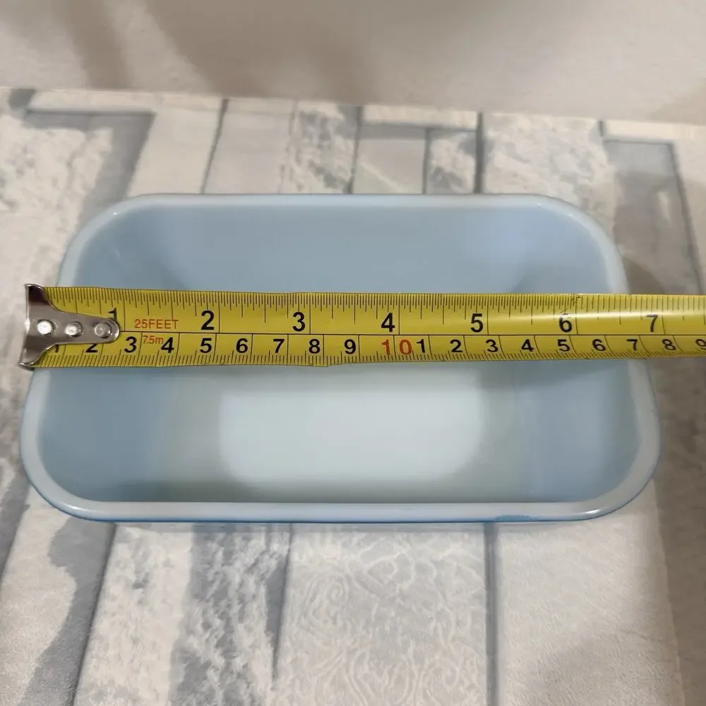 Pyrex blue refrigerator